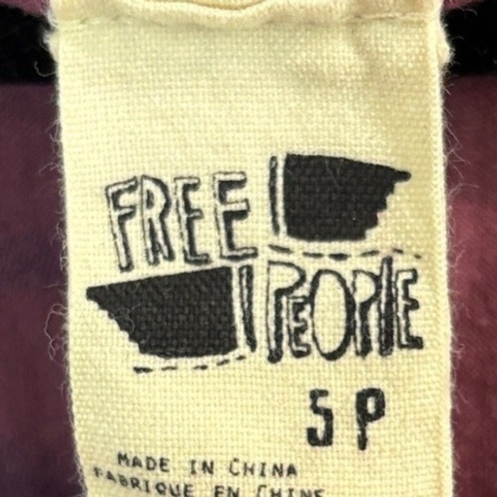 Free People Pink Mountain Graphic Hooded Cardigan Women SP Short Sleeve Burnout - Picture 2 of 7